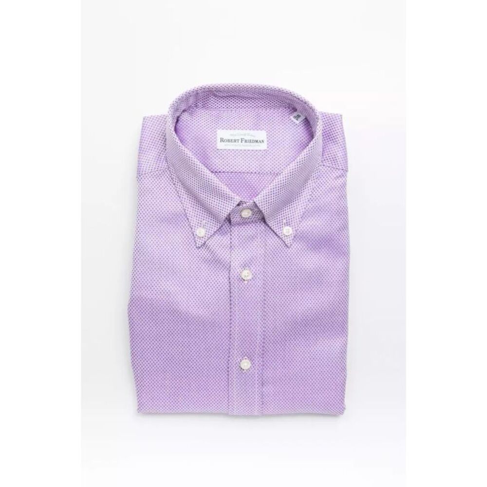 Robert Friedman Multicolor Cotton Men Men's Shirt